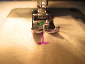 Working with sewing notions is important for a beginner learning how to sew a buttonhole - Sew Me Your Stuff