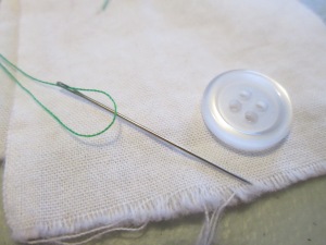 Learning how to sew on a button is important for any beginner learning how to sew - Sew Me Your Stuff